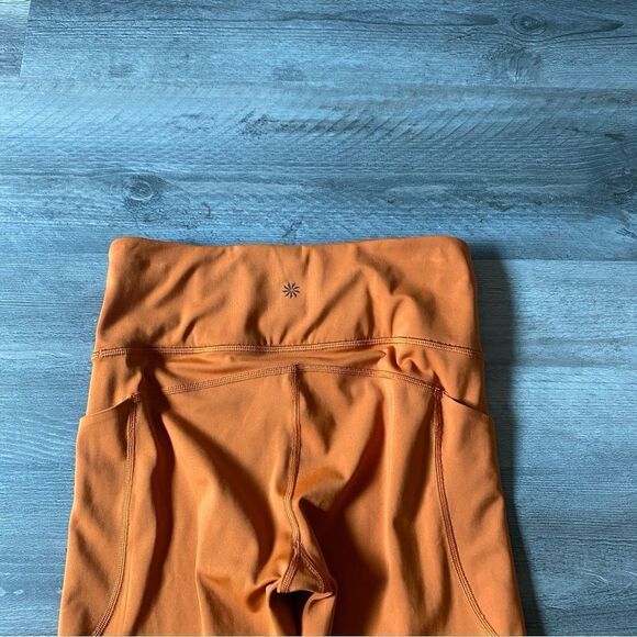 Athleta Ultimate Stash Pocket 7/8 Tight High Rise Small Orange - Picture 8 of 14